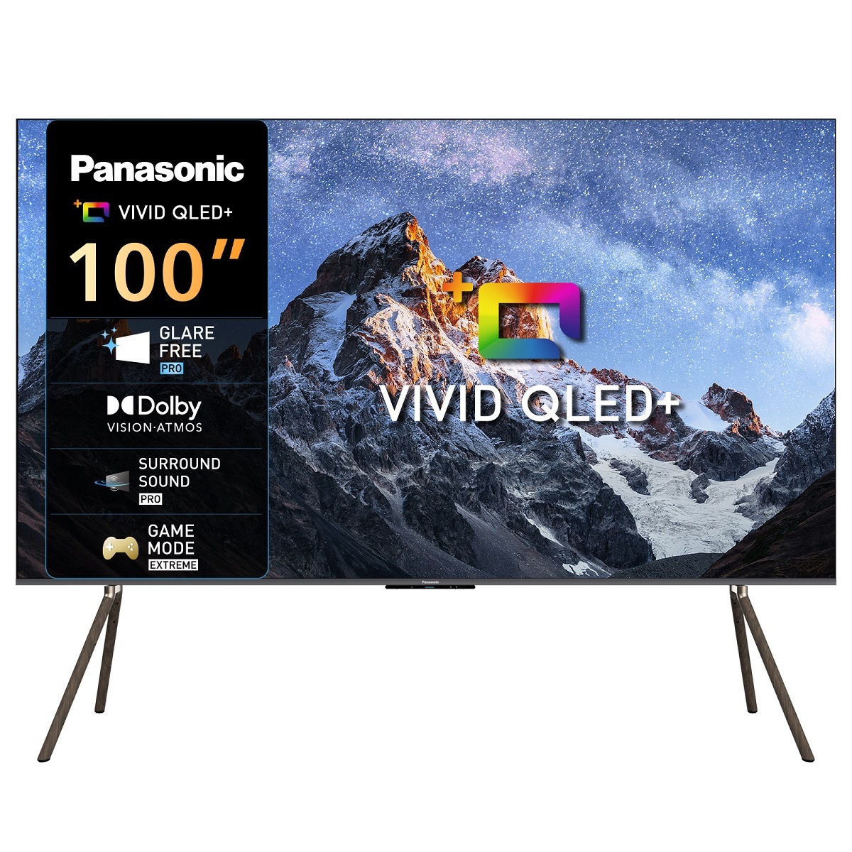 Panasonic 100-inch QLED UHD 4K Google TV, TN-100W80CGU - Black