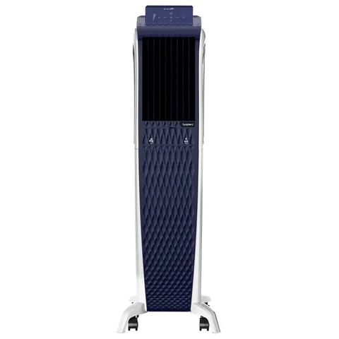 Symphony 55L Tower Air Cooler115W, Pop-up Touchscreen, DiET 3D 55B - Blue & White