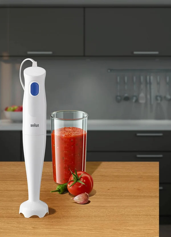 Braun MultiQuick 1 Hand Blender 450W, MQ10.000PWH - White