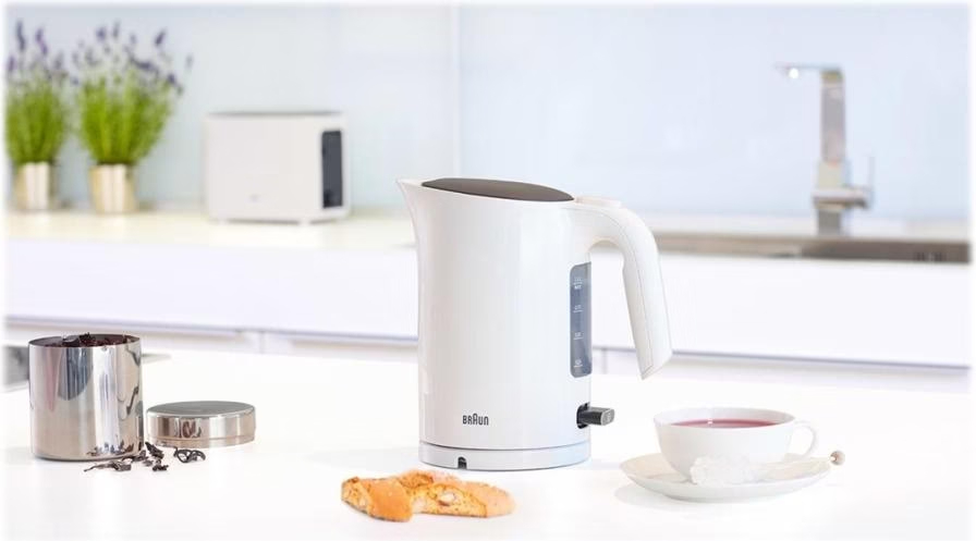 Braun PurEase WK3110 1.7L Electric Kettle 3000W Rapid Boil - White