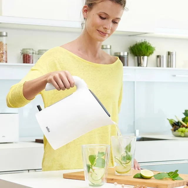 Braun PurEase WK3110 1.7L Electric Kettle 3000W Rapid Boil - White