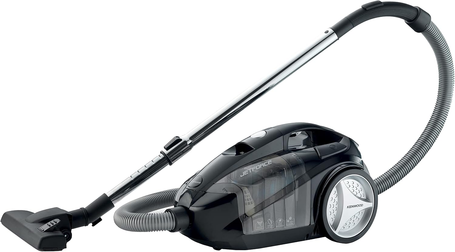 Kenwood Bagless Canister 2200W Vacuum Cleaner, 2.5 L - Black