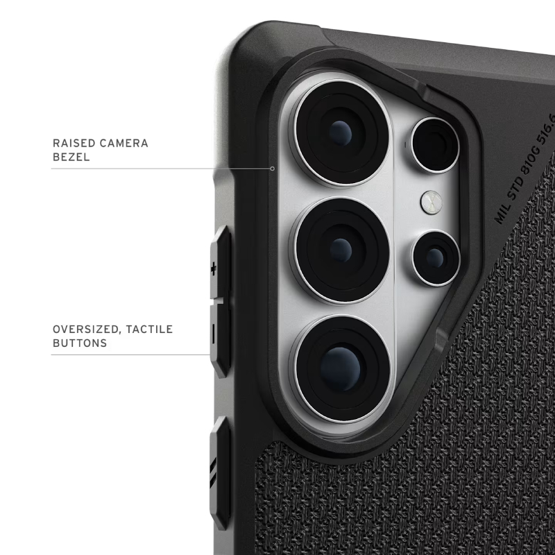 Urban Armor Gear Metropolis LT Case for Samsung Galaxy S26 Ultra - Kevlar Black