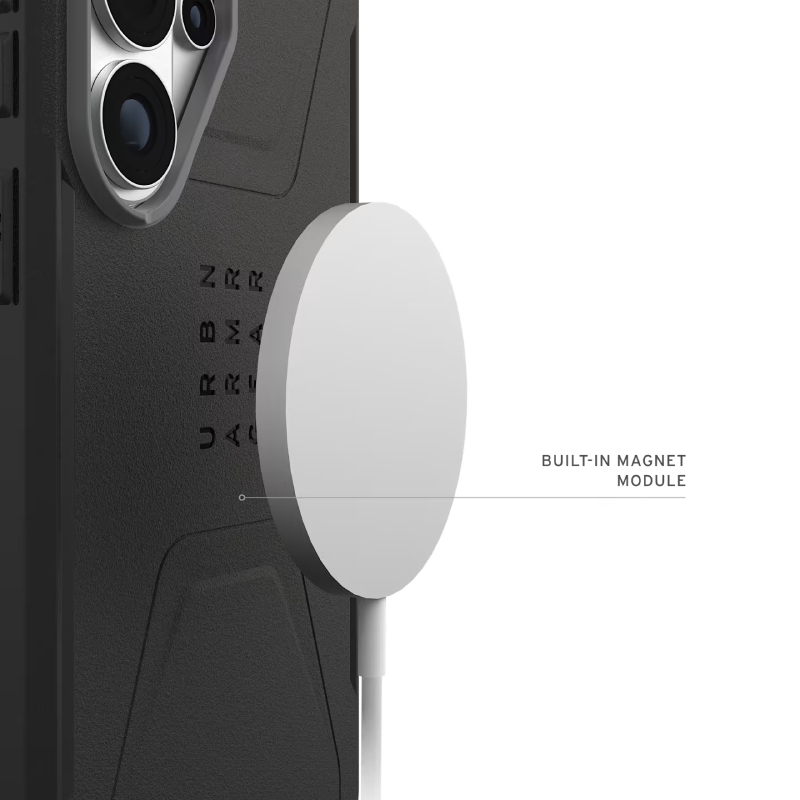Urban Armor Gear Civilian Magnetic Case for Samsung Galaxy S26 Ultra - Black