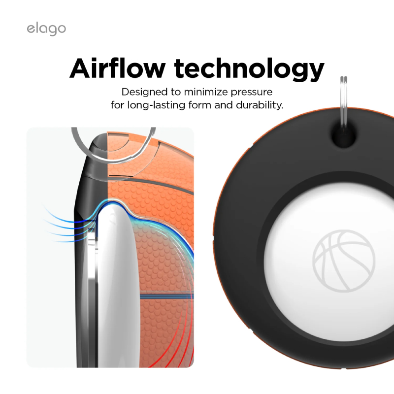 elago Ball Series Case for Apple AirTag 2 & 1 - Soccer