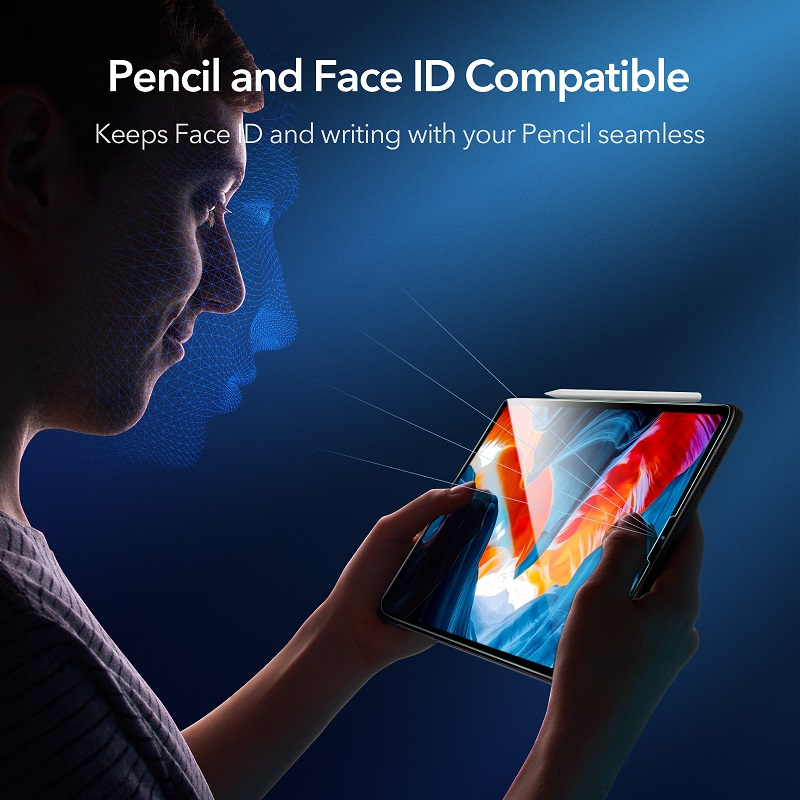 ESR iPad Pro 12.9 Gen 6/5/4/3 (2018-2022) Tempered Glass Screen Protector - Clear
