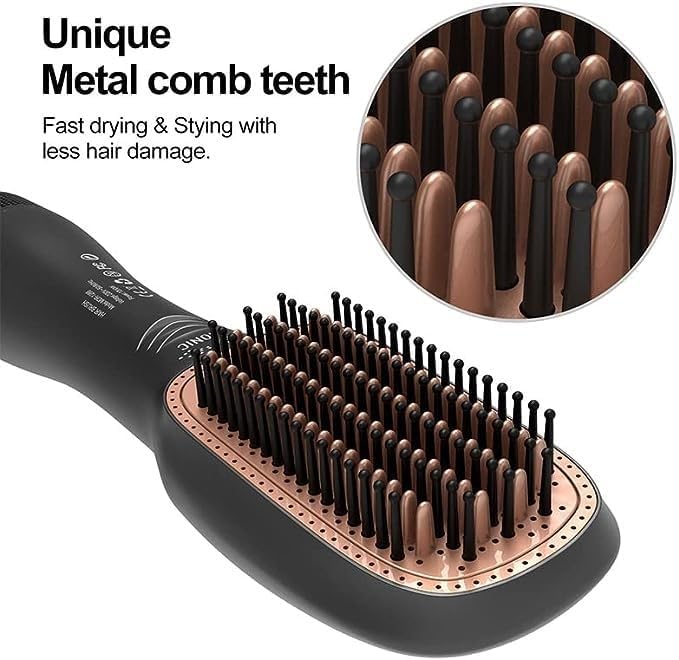 Joy Professional 2 in 1 Hair Dryer & Styling Brush FDD-02901 - Black