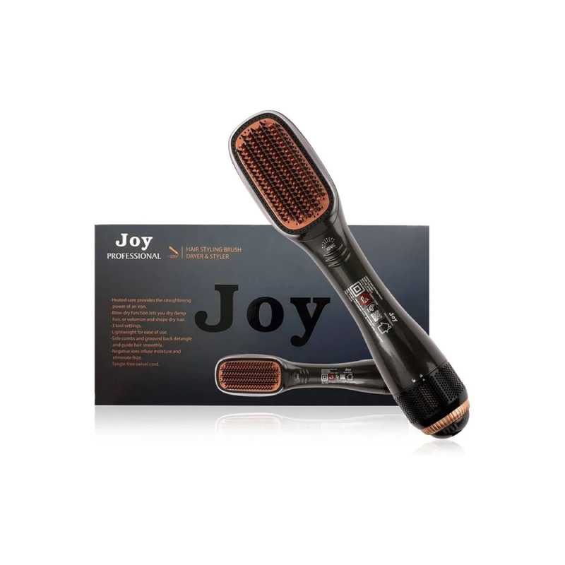 Joy Professional 2 in 1 Hair Dryer & Styling Brush FDD-02901 - Black
