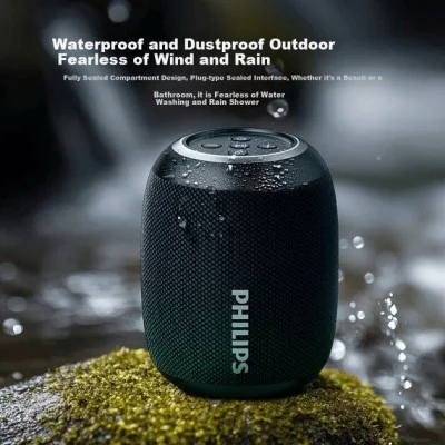 Philips TAS3109 Portable Outdoor 2000mAh Bluetooth Speaker - Black