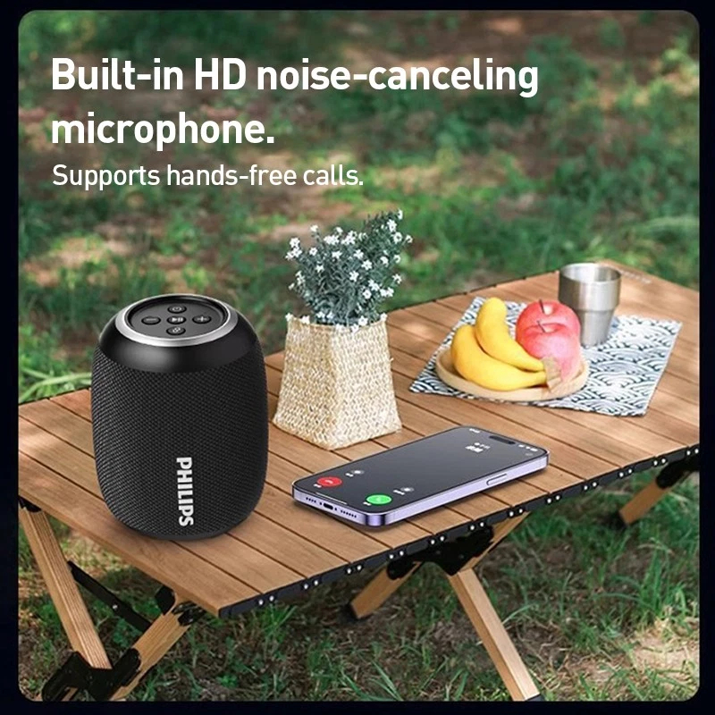 Philips TAS3109 Portable Outdoor 2000mAh Bluetooth Speaker - Black