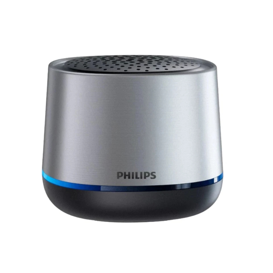 Philips TAS1009 Bluetooth Speaker With Built-in 1200mAh Battery - Silver