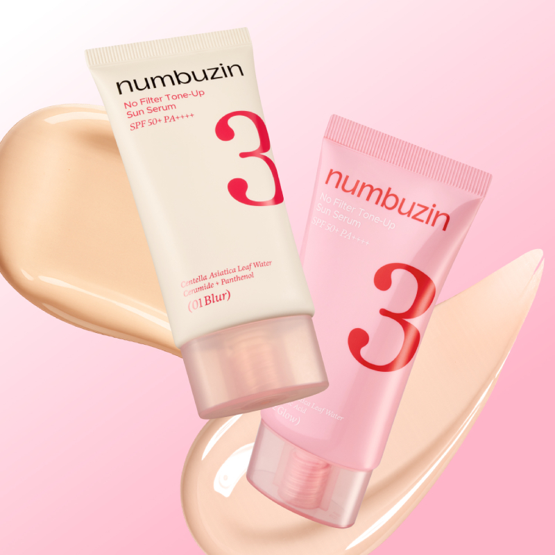 Numbuzin No Filter Tone-up Sun Serum Spf 50+ Pa++++ 01blur 50ml