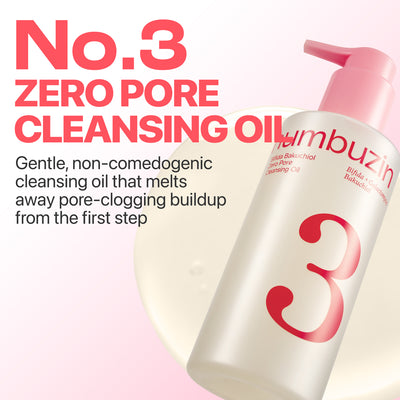 Numbuzin No.3 Bifida Bakuchiol Zero Pore Cleansing Oil - 200ml