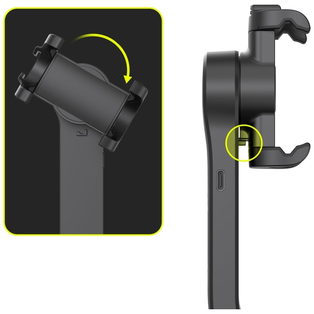 Araree Selfie Pod Gimbal 1X Selfie Stick with Tripod - Black