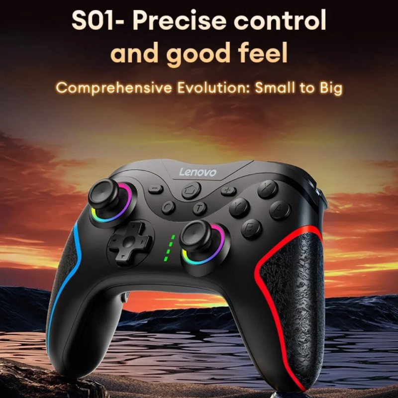 Lenovo Wireless Bluetooth Gaming Controller S02 - White