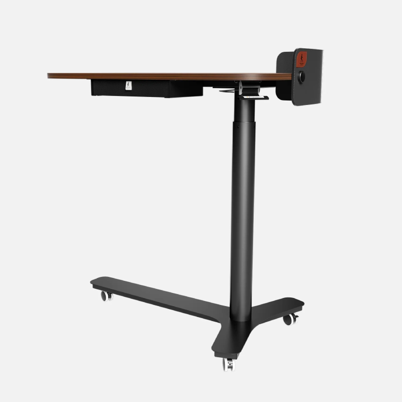 Kingsmith ETD2 Pneumatic Height Adjustable Table - Walnut