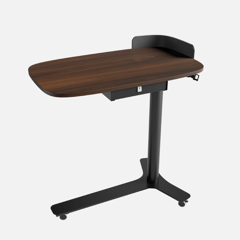Kingsmith ETD2 Pneumatic Height Adjustable Table - Walnut