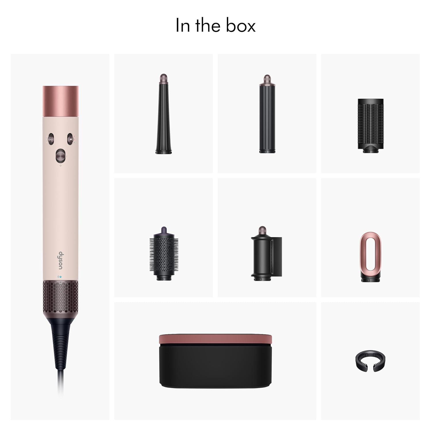 Dyson Airwrap ID 6-In-1  Multi-styler and Dryer - Straight+wavy - Ceramic Pink/Rose Gold