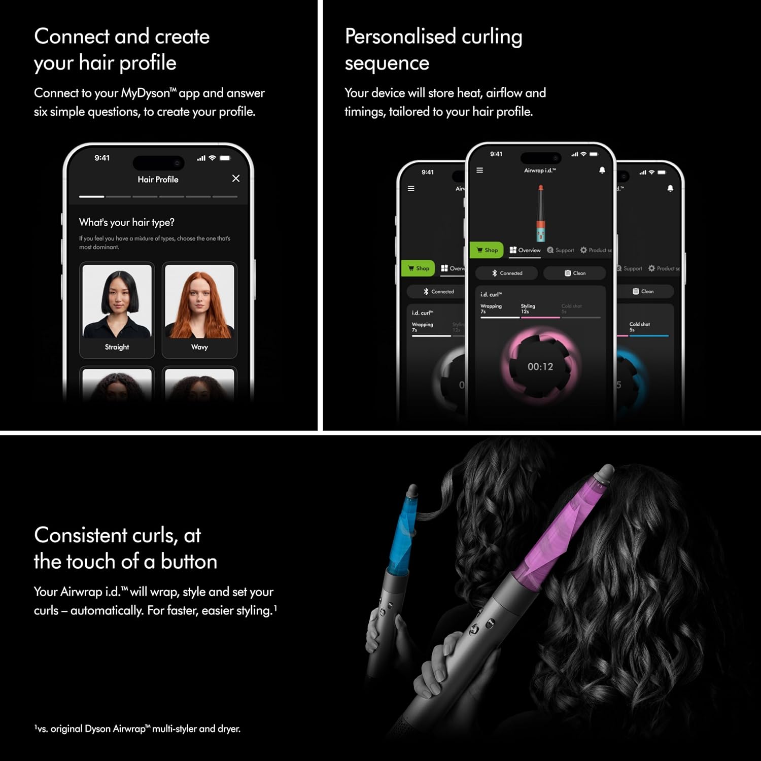 Dyson Airwrap ID 6-In-1  Multi-styler and Dryer - Straight+wavy - Ceramic Pink/Rose Gold