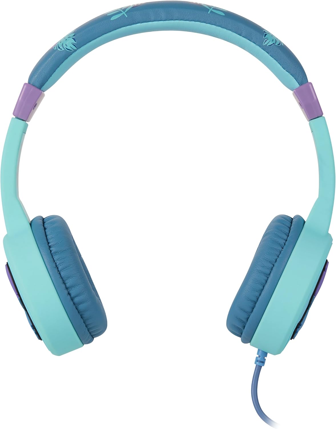 Disney Stitch 3D Aux Headphone Adjustable Band Padded Earcups - Blue