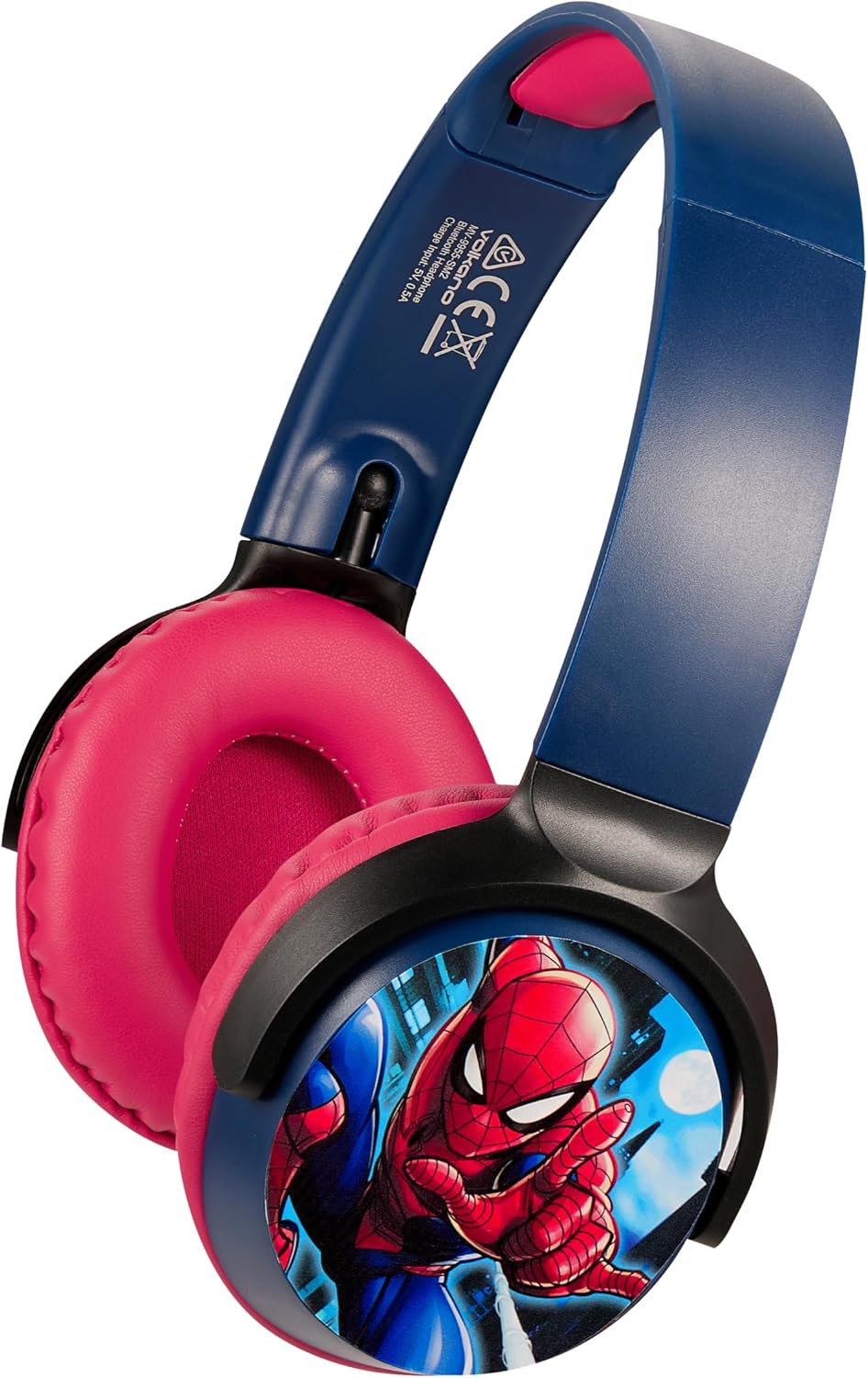 Marvel Spiderman Bluetooth Wireless Stereo Headphone - Blue & Red