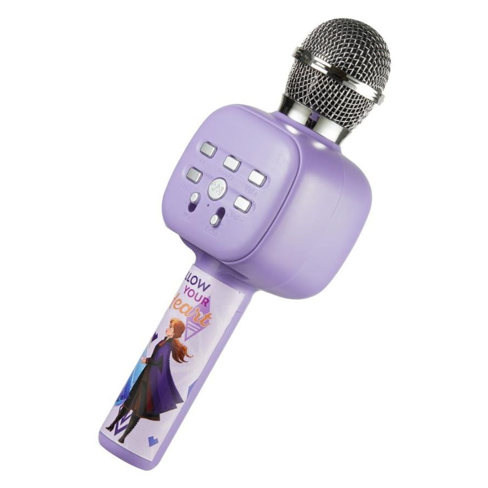 Disney Frozen Handheld Karaoke Bluetooth Microphone with Speaker