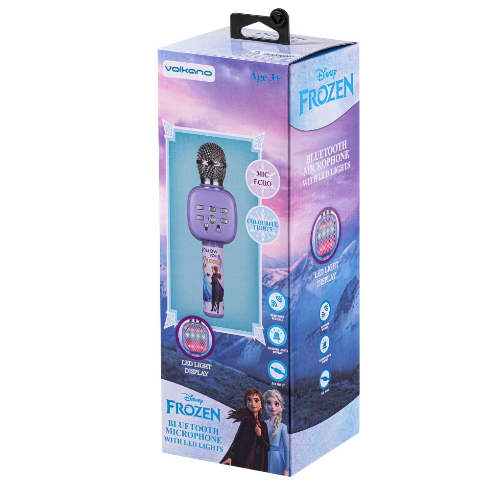 Disney Frozen Handheld Karaoke Bluetooth Microphone with Speaker