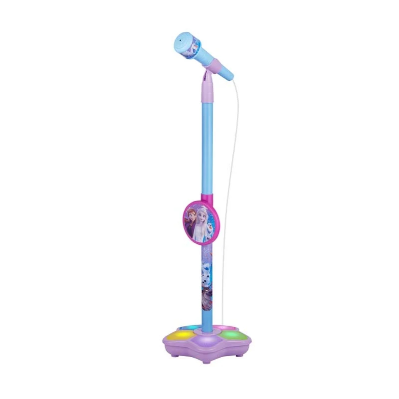 Disney Frozen Kids Karaoke Microphone Stand with RGB Lights