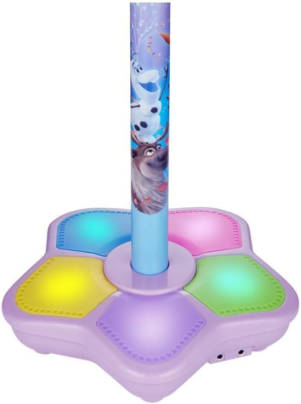 Disney Frozen Kids Karaoke Microphone Stand with RGB Lights