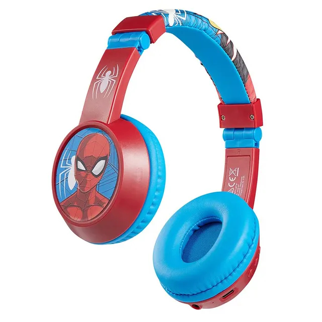 Marvel Spiderman Bluetooth Headset with Microphone - Blue & Red
