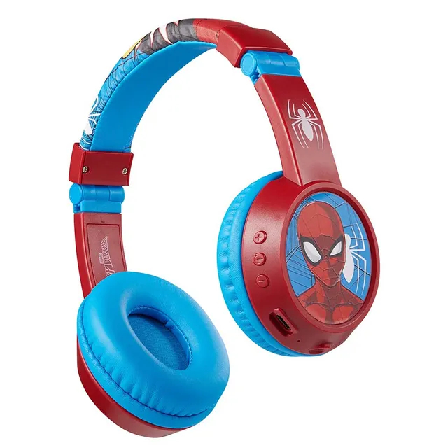 Marvel Spiderman Bluetooth Headset with Microphone - Blue & Red