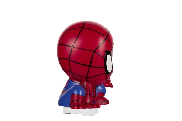 Disney Spiderman LED 8 Inch Bluetooth Speaker with Mood Light - Red