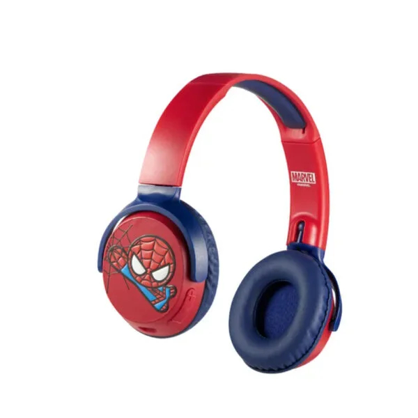 Disney Spider-Man Bluetooth Headphones with 3D Touch Light Combo - Blue & Red