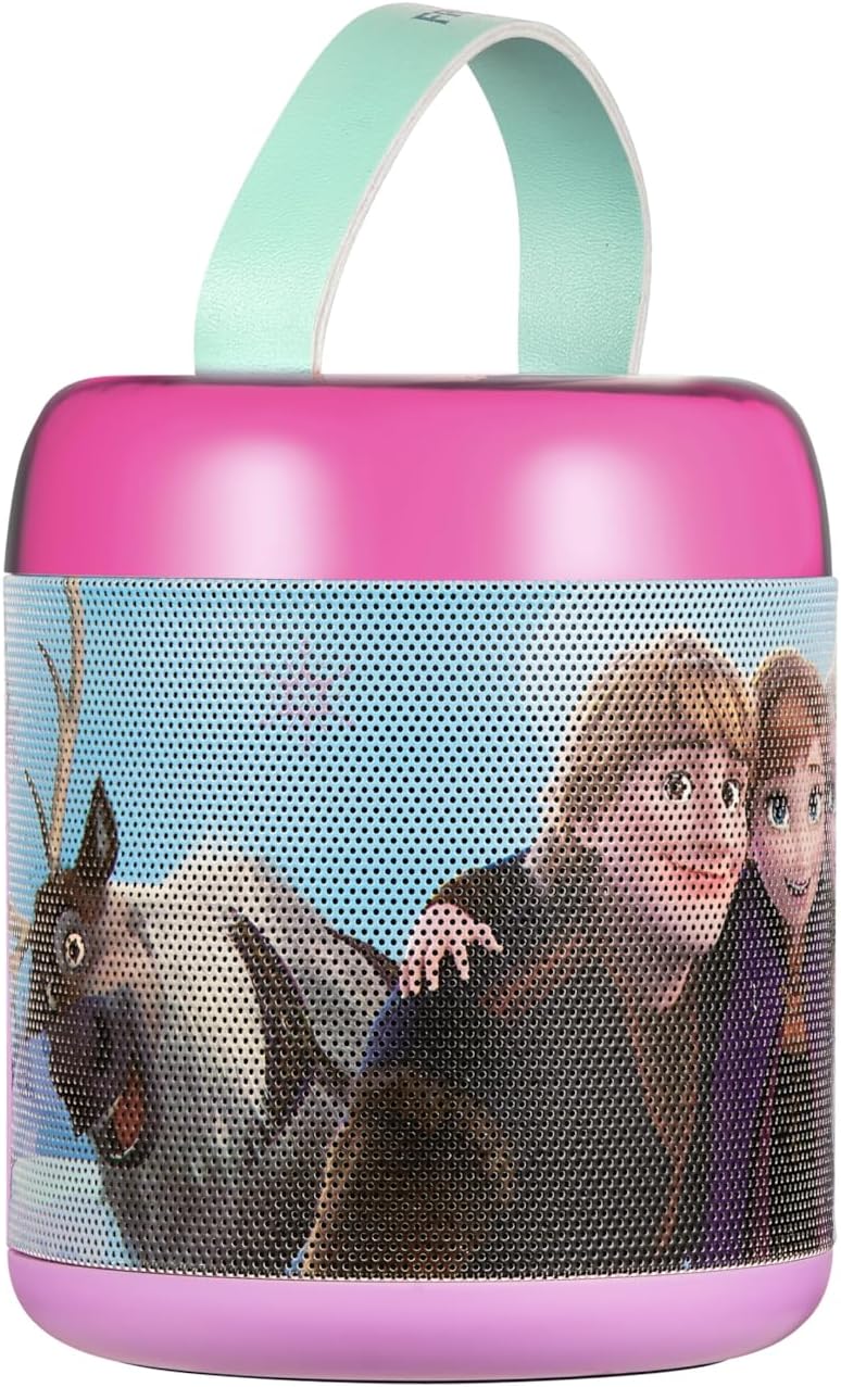 Disney Frozen Cylinder Karaoke Machine with Bluetooth Mic