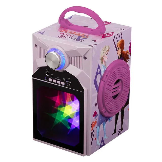 Disney Frozen Kids Karaoke Bluetooth Speaker with Wired Microphone