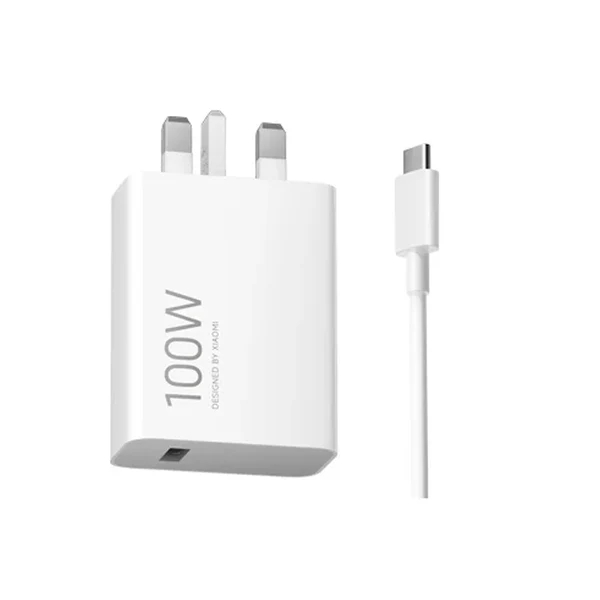 Xiaomi MI 100W Charging Combo (Type-A) Adapter & Cable (UK) - White