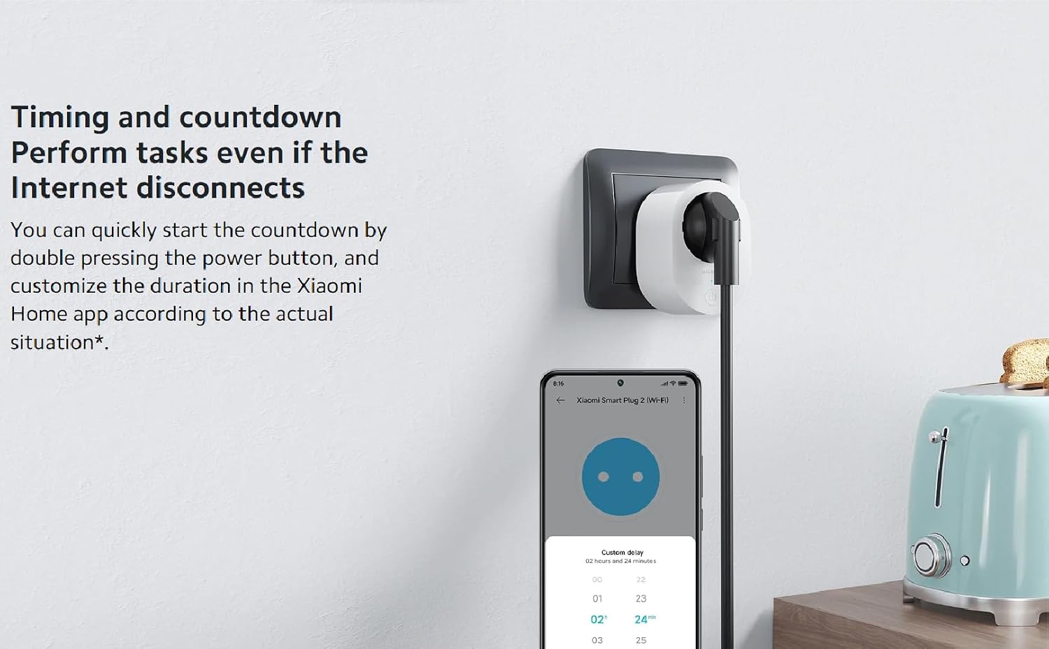 Xiaomi Mi Smart Plug 2 (WiFi) -  White