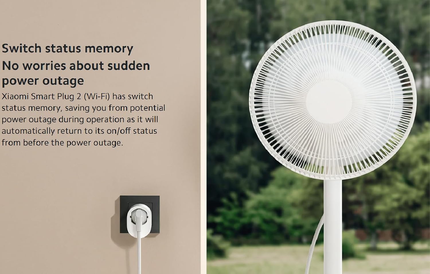 Xiaomi Mi Smart Plug 2 (WiFi) -  White