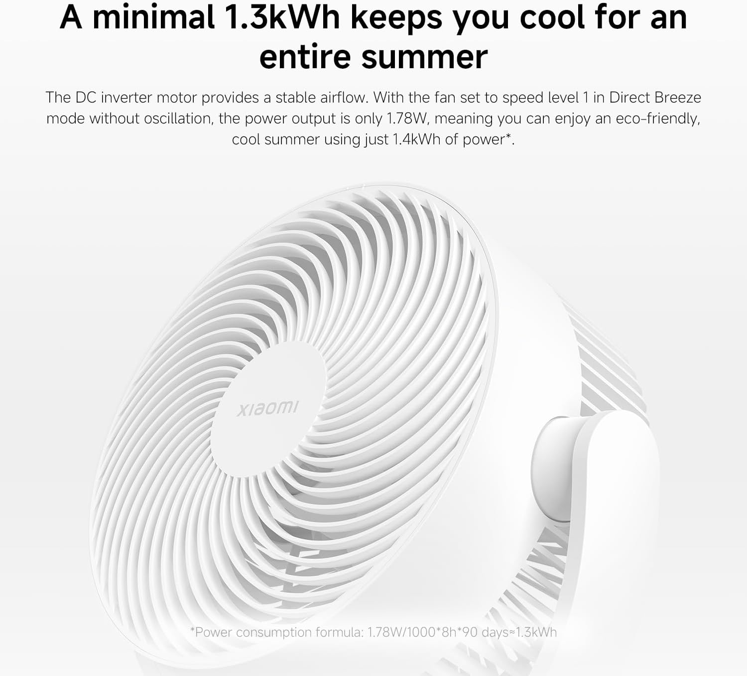 Xiaomi Smart Standing Air 18W Circulation Fan UK - White