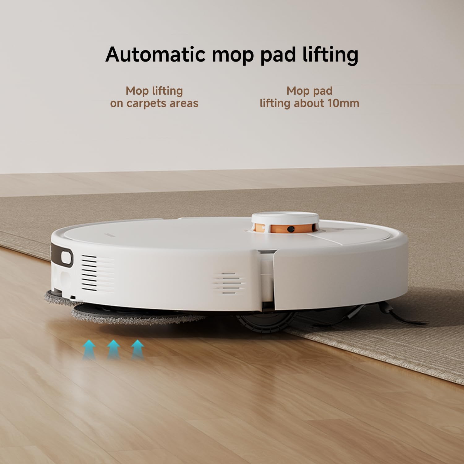 Xiaomi Robot Vacuum H50, 10000Pa Suction - White