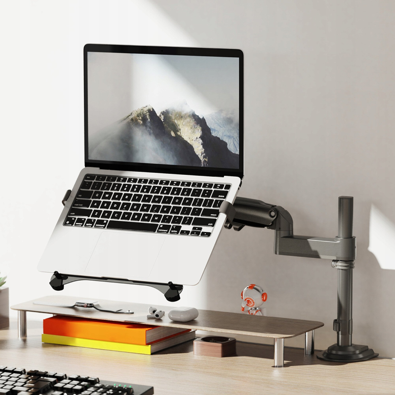North Bayou FP-2 Laptop Stand Compatible with 10-17 Inch Monitors - Black