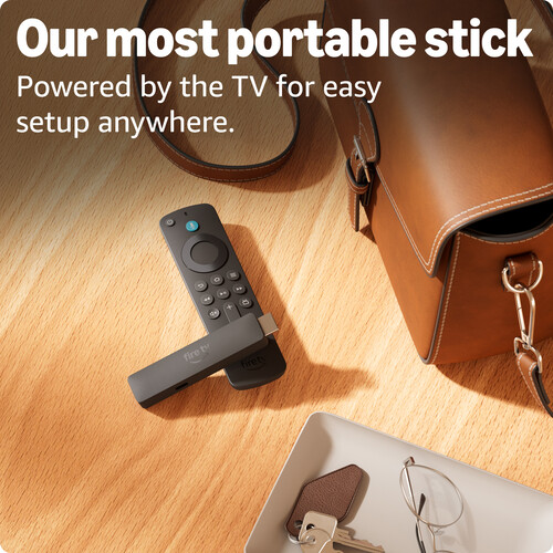 Amazon Fire TV Stick HD Streaming Media Player, 8GB, WI-FI 6 (2026) - Black