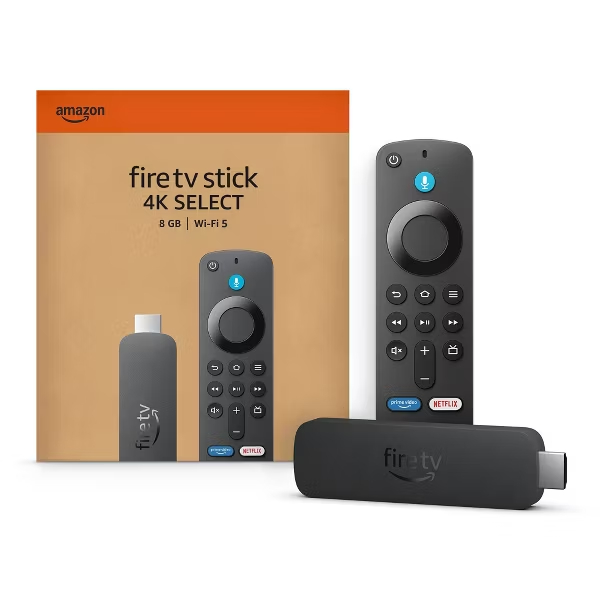 Amazon Fire TV Stick 4K Select – 4K HDR Streaming Device, Alexa Voice Remote - Black