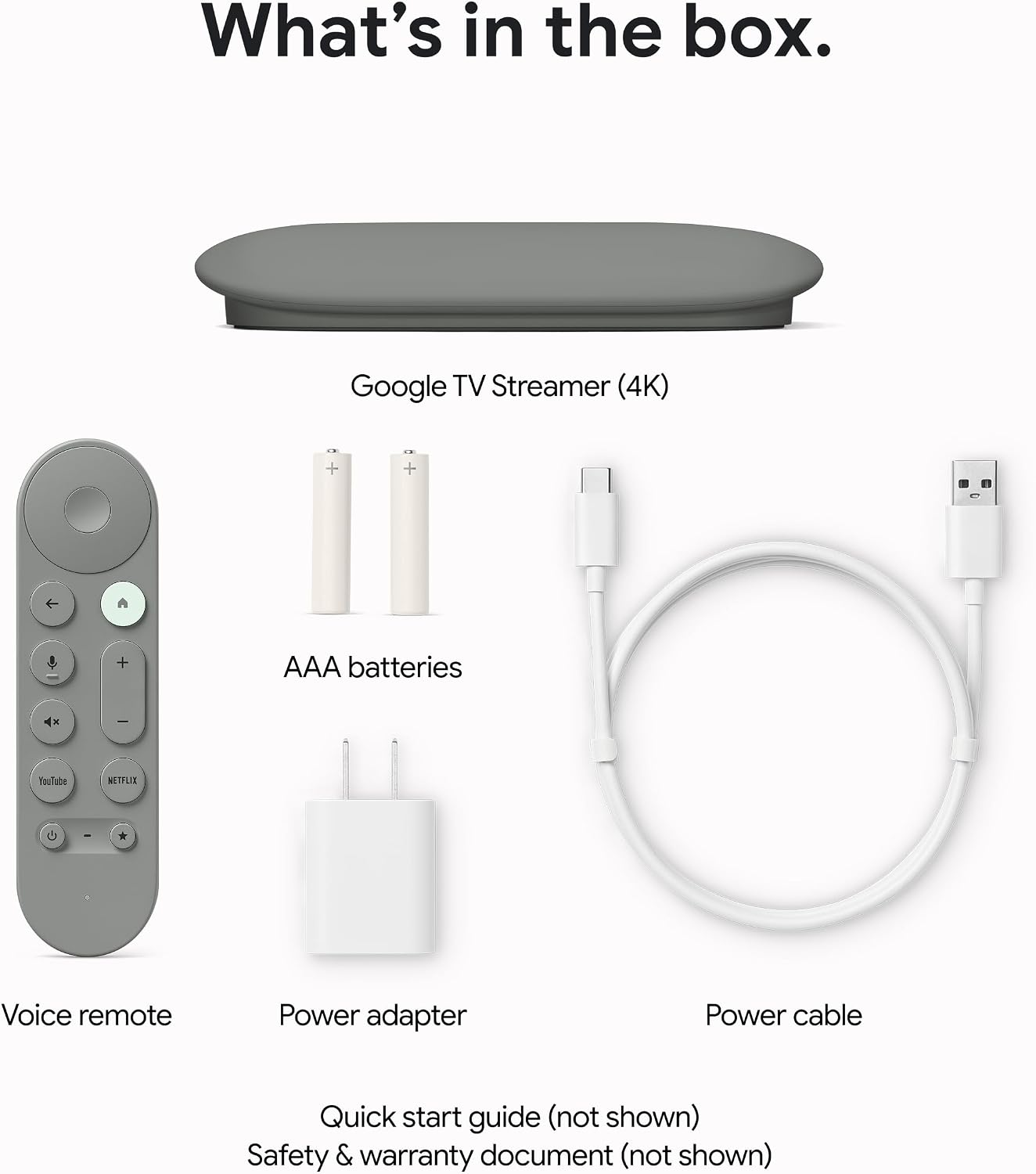 Google TV Streamer 4K, Smart Home Control - 32 GB of Storage - Hazel