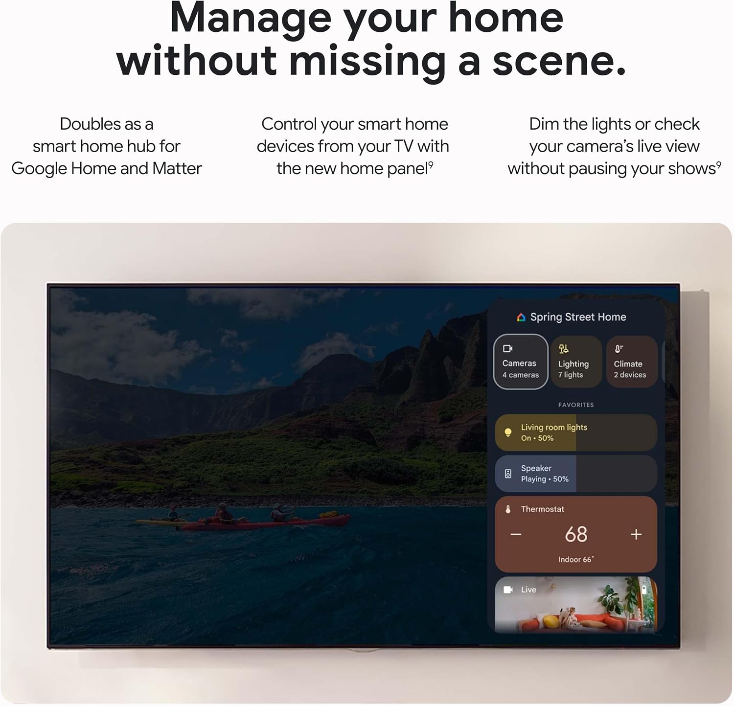 Google TV Streamer 4K, Smart Home Control - 32 GB of Storage - Hazel