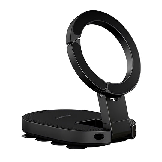 iEngage 360° Rotating Foldable Magnetic Suction Phone Holder - Black
