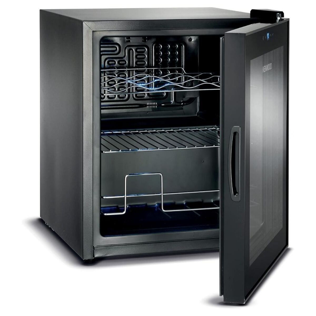 Kenwood Beverage Cooler 12 Bottles Glass Door Refrigerator
