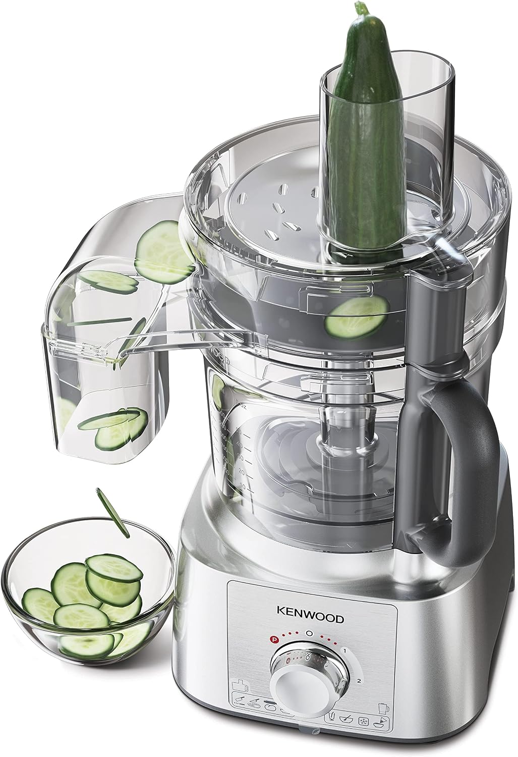 Kenwood Food Processor 1000 Watts 3 Liters - Silver