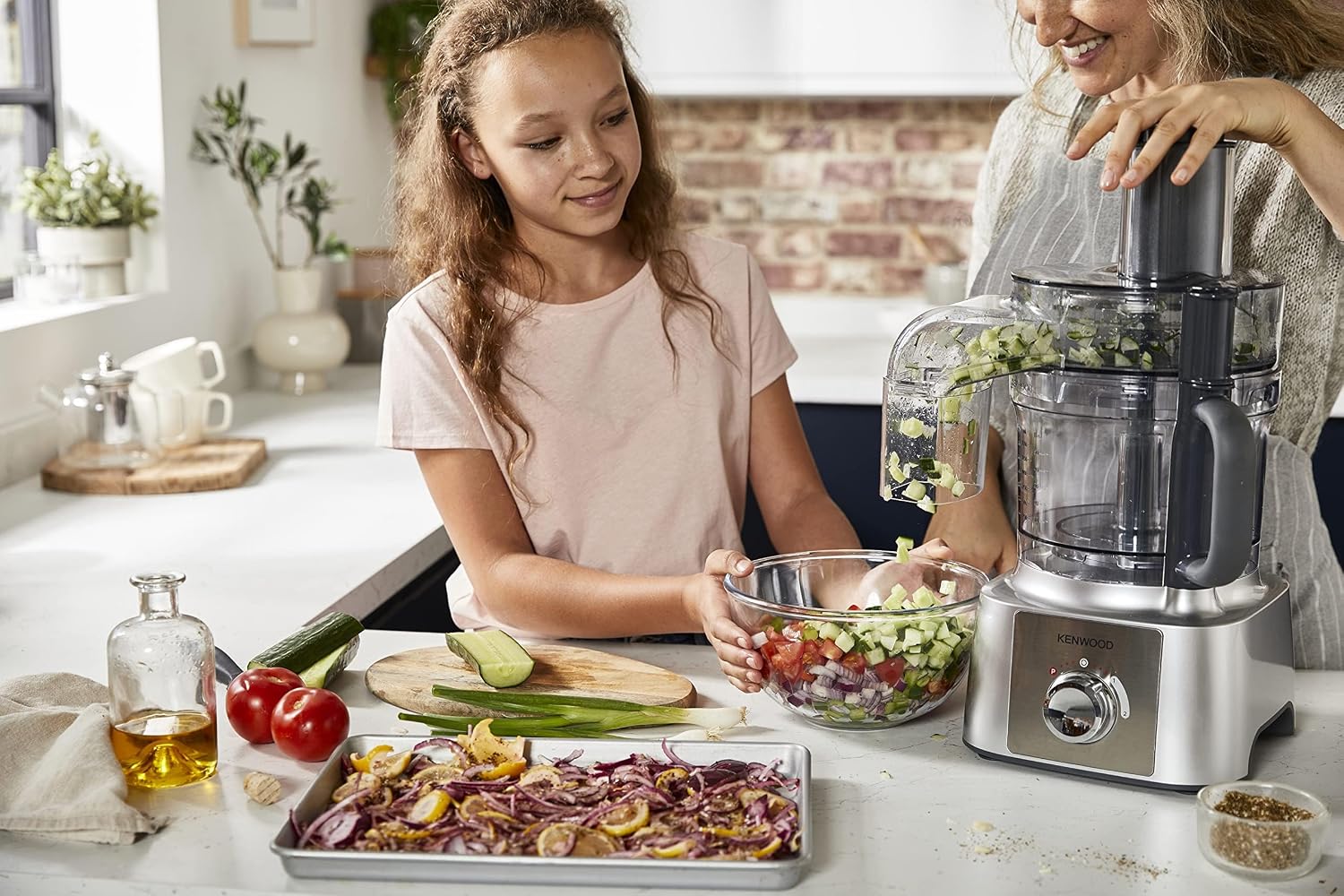 Kenwood Food Processor 1000 Watts 3 Liters - Silver