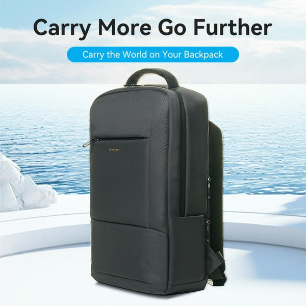 Vention 17.3 Inch Water-Repellent Laptop Backpack - Dark Gray